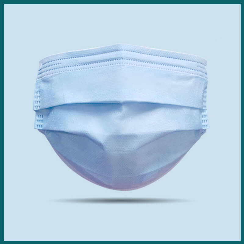 Disposable protective mask for adults